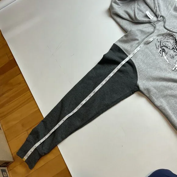 Y2K RDS Red Dragon Mens M Hoodie Skateboard Graphic Dragon Grey CANADA MADE - Picture 13 of 14